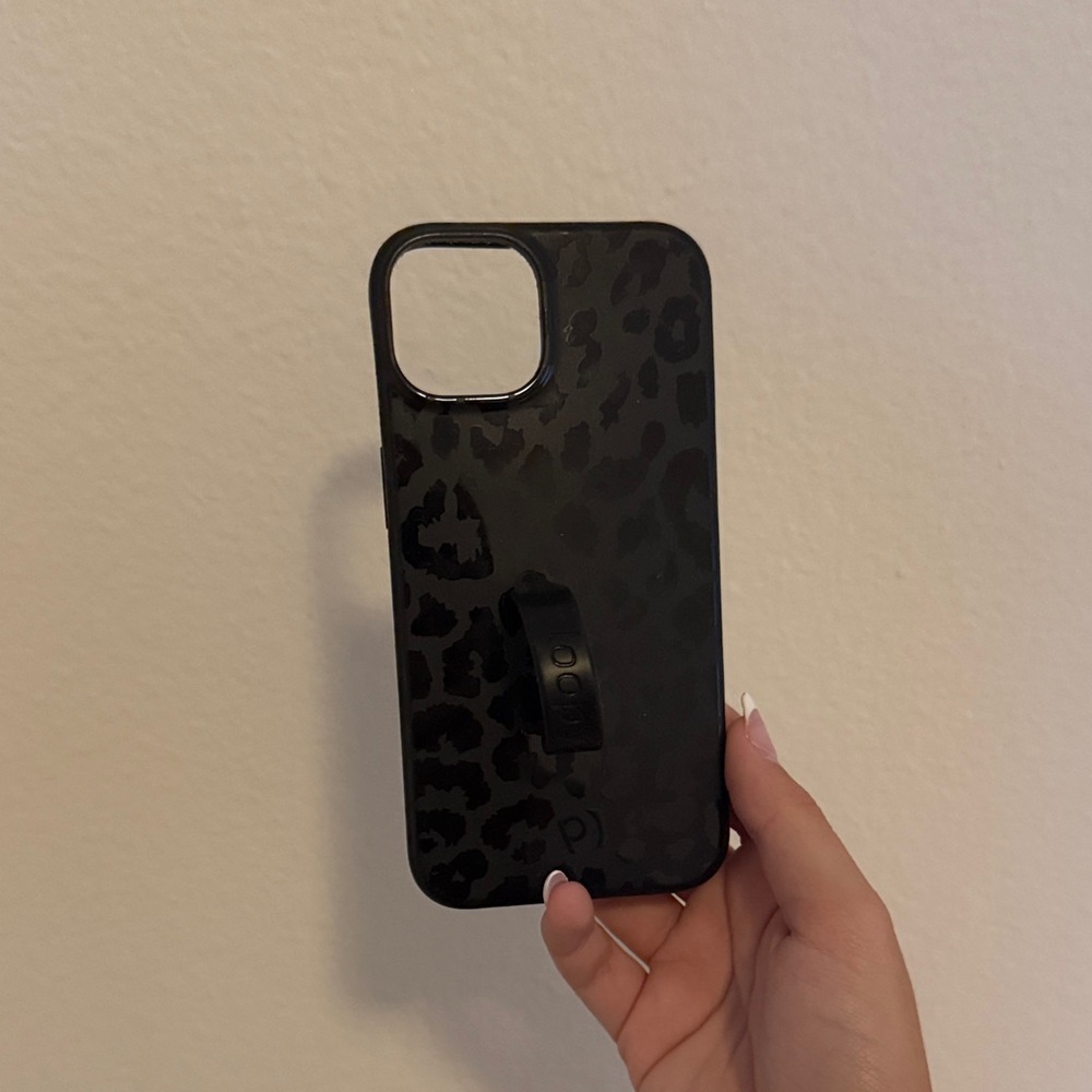 Loopy Case Black Leopard Phone Case